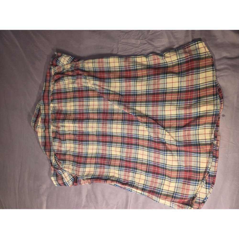 Sonoma Button-Down Shirt Mens XL Yellow Red Plaid Long Sleeve - Picture 4 of 4